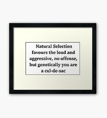 cul-de-sac Framed Print