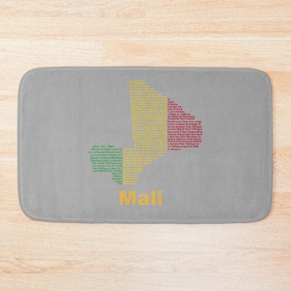 Item preview, Mali – Anthem Flag and Map Heritage Tribute designed and sold by JR78.