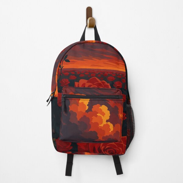 Item preview, Field of Fire – Roses Beneath a Burning Sky designed and sold by NeroKanji.