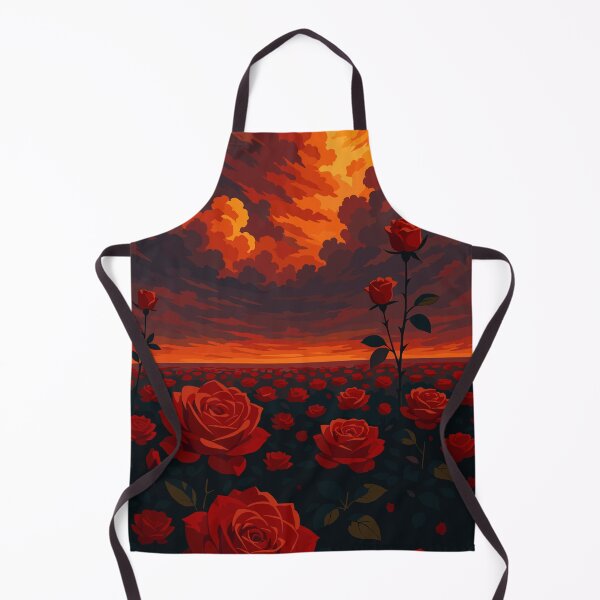 Artikelvorschau, Field of Fire – Rosen unter brennendem Himmel entworfen und verkauft von NeroKanji.
