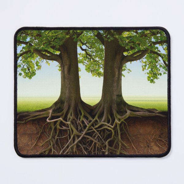 Item preview, trees with intertwined roots designed and sold by psychoshadow.