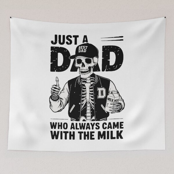 Item preview,  Just a Dad Who Always Came With the Milk designed and sold by pixelated_echoes.