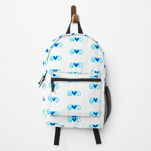 Item preview, God in Blue Love Hearts designed and sold by Memes N Lore .