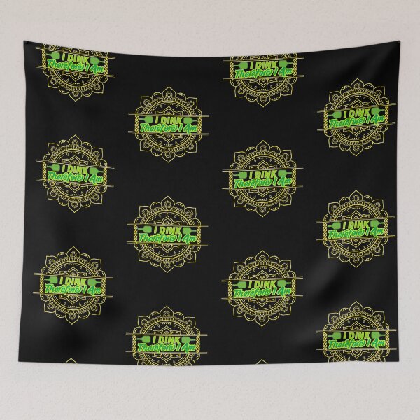 Item preview, I Dink Therefore I am Pickleball Humor designed and sold by Life Is Beautiful.