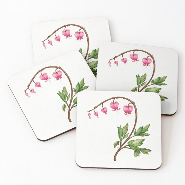 Item preview, Bleeding Heart – Watercolour Botanical Print designed and sold by Frohlocket.