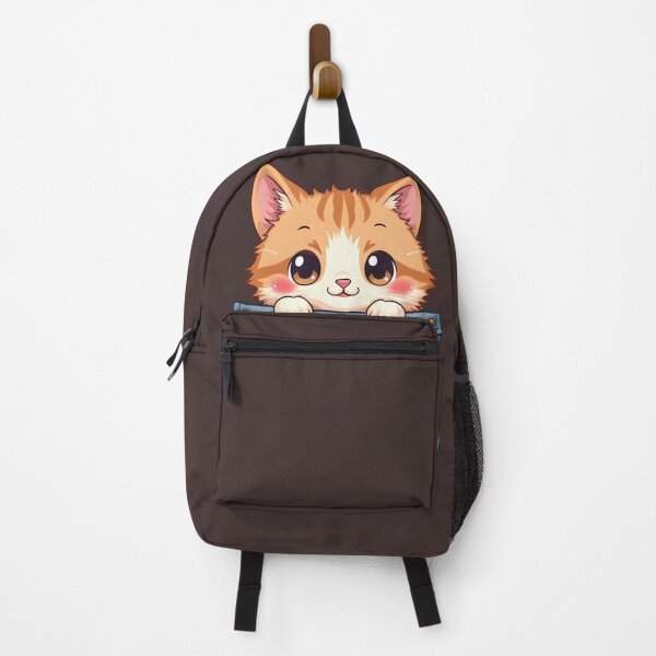 Item preview, Cute Kitten in Denim Pocket – Kawaii Pastel Cat Design , fun cute teshirt, designed and sold by beyond-canvas.