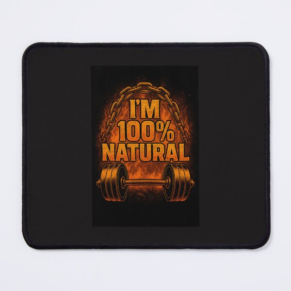 Item preview, I’M 100% NATURAL – No Excuses. Fire Edition designed and sold by Treyyu.