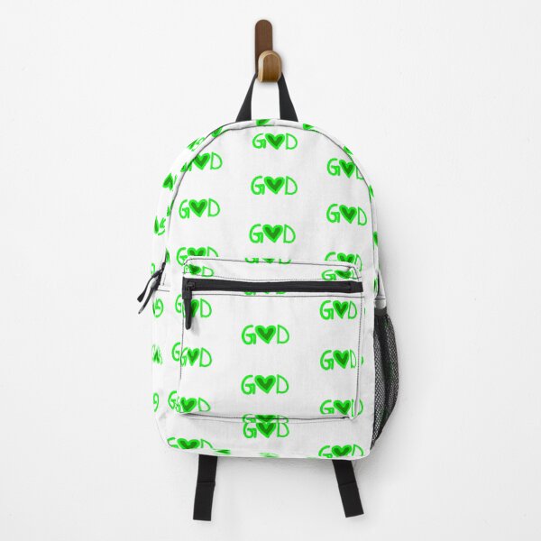 Item preview, God in Green Love Hearts designed and sold by Memes N Lore .