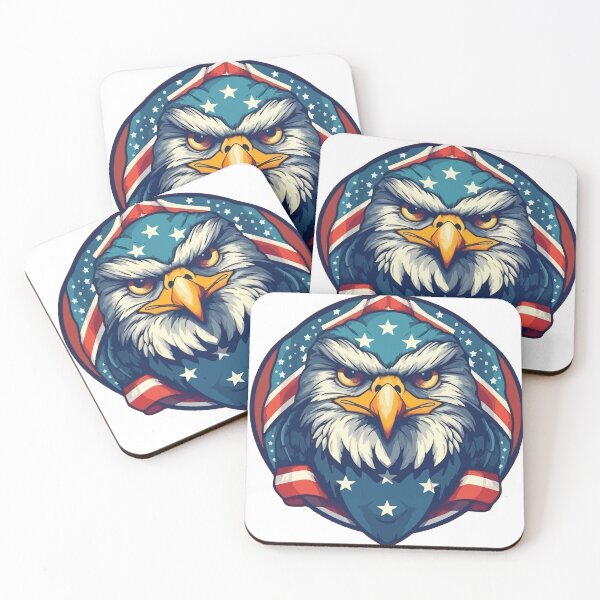 Item preview, Happy USA eagle designed and sold by di-Vera-Rosati.
