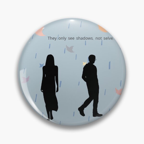Item preview, They only see shadows – Queer soft pride print designed and sold by KWkindwaves.