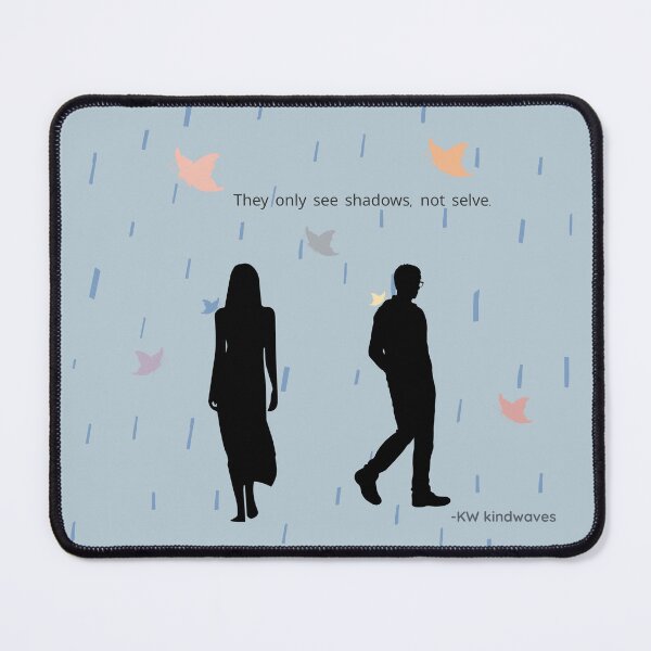 Item preview, They only see shadows – Queer soft pride print designed and sold by KWkindwaves.