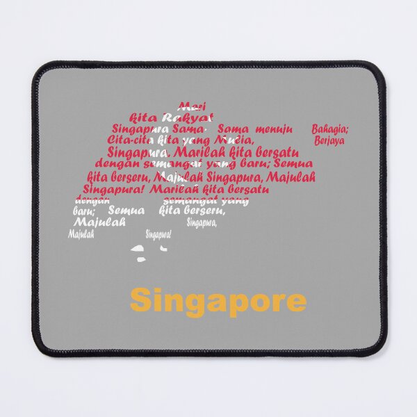 Item preview, Singapore – Anthem Flag and Map National Tribute designed and sold by JR78.