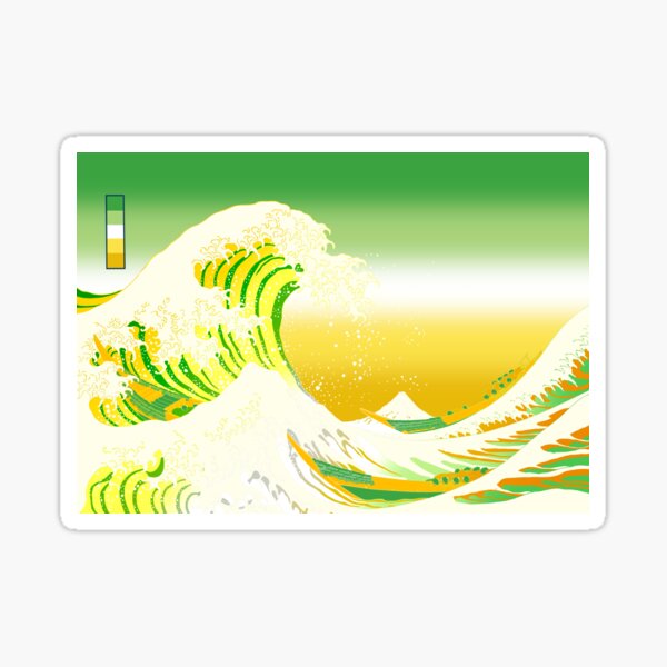 Item preview, AroAllo Pride Great Wave designed and sold by Art Gurl Roxy.