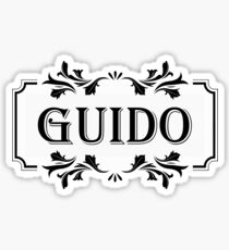 Frame Name Guido Sticker