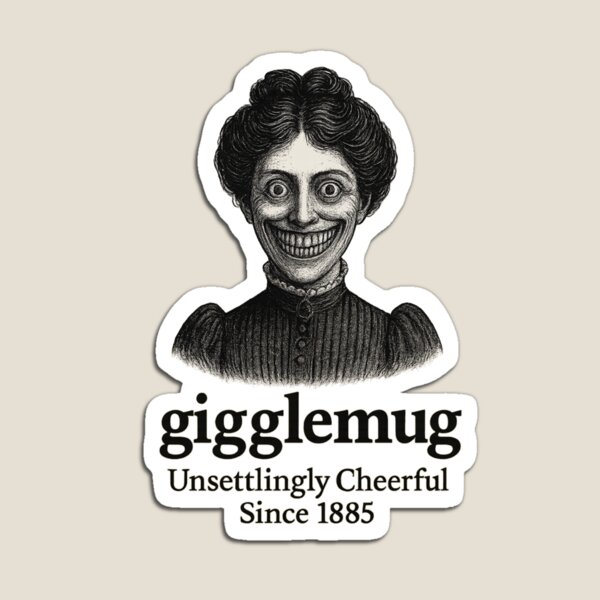 Aperçu de l'œuvre Gigglemug – D'une gaieté troublante depuis 1885 créée et vendue par Altered Array, LLC.