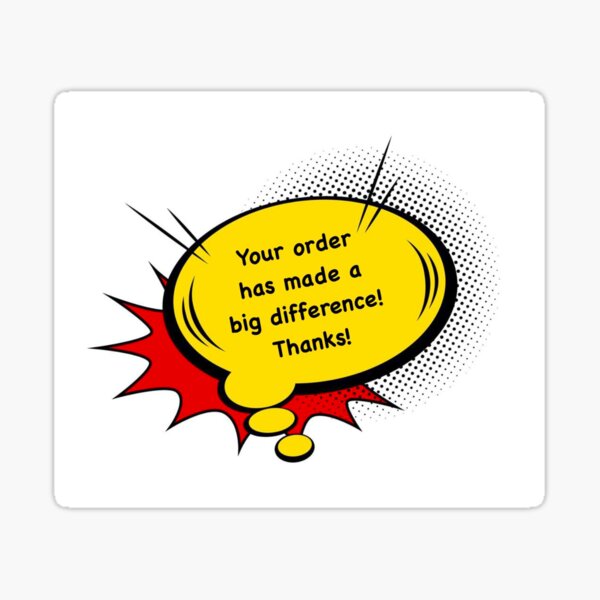 Item preview, Your Order Has Made A Big Difference  designed and sold by cubanmama.