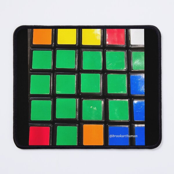 Item preview, Grid green rubix. designed and sold by DancingCreek.