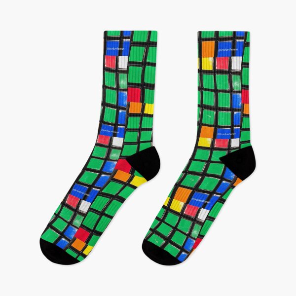 Item preview, Grid green rubix. designed and sold by DancingCreek.