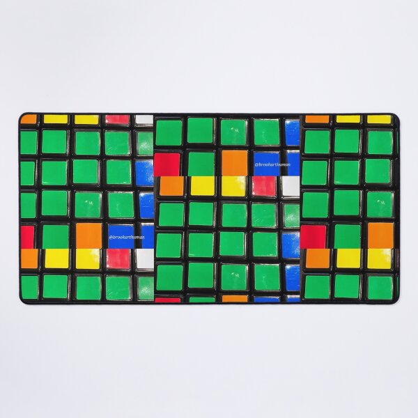 Item preview, Grid green rubix. designed and sold by DancingCreek.