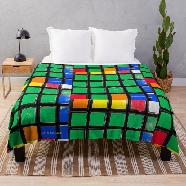 Item preview, Grid green rubix. designed and sold by DancingCreek.
