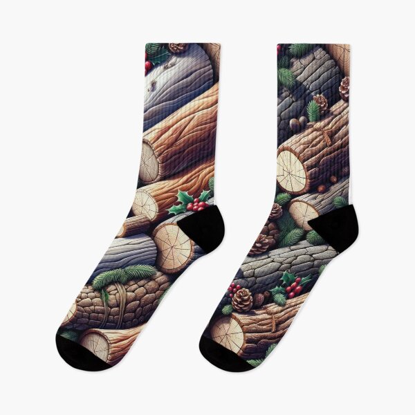 Item preview, Christmas log streetwear and accessories designed and sold by Angry-Wears.