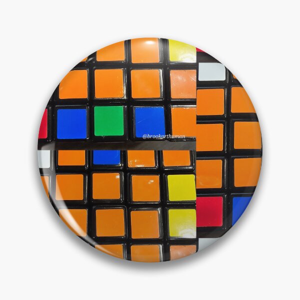 Item preview, Grid orange rubix. designed and sold by DancingCreek.