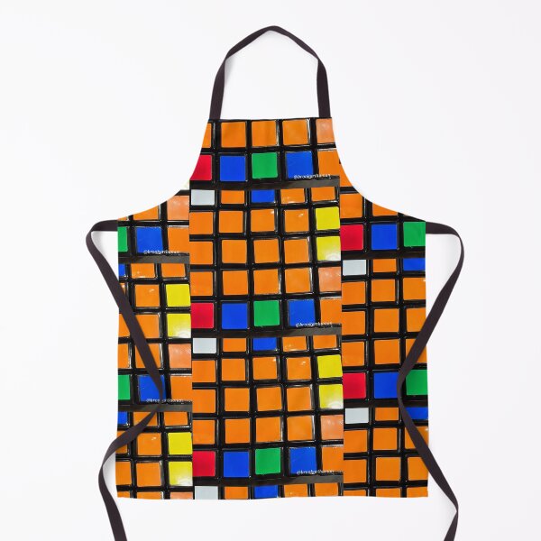 Item preview, Grid orange rubix. designed and sold by DancingCreek.