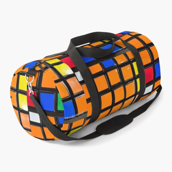 Item preview, Grid orange rubix. designed and sold by DancingCreek.