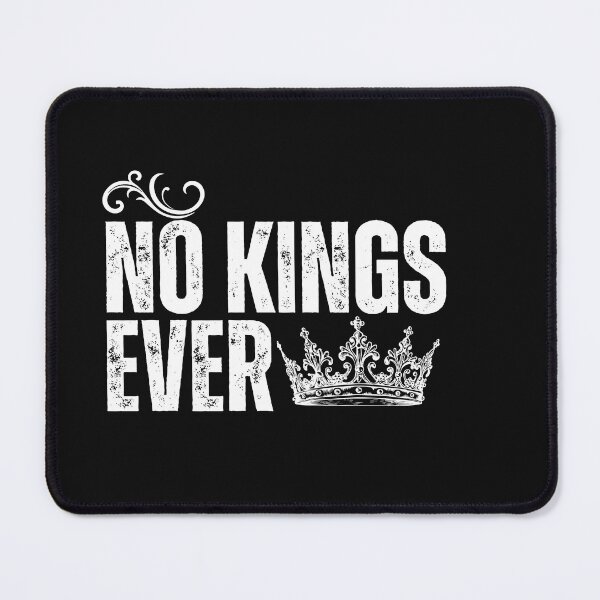 Item preview, No Kings Ever Resist Vote Blue Save Democracy Political Design designed and sold by EarthArtDesigns.