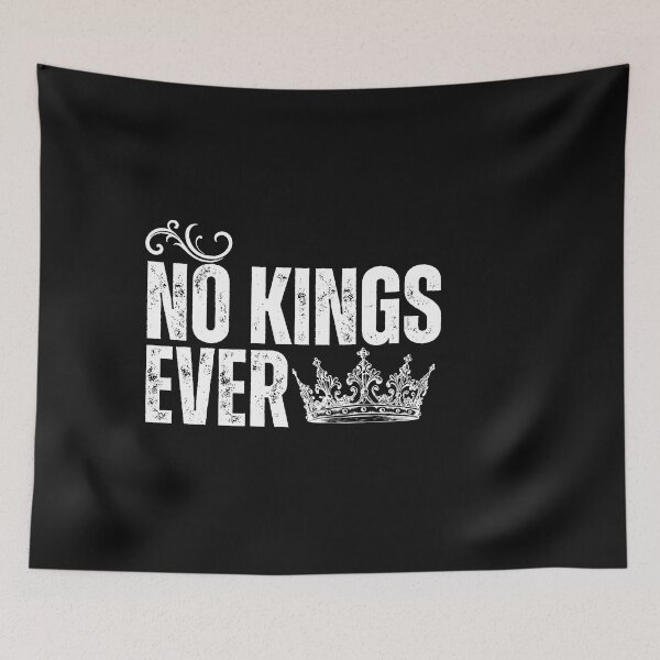 Item preview, No Kings Ever Resist Vote Blue Save Democracy Political Design designed and sold by EarthArtDesigns.