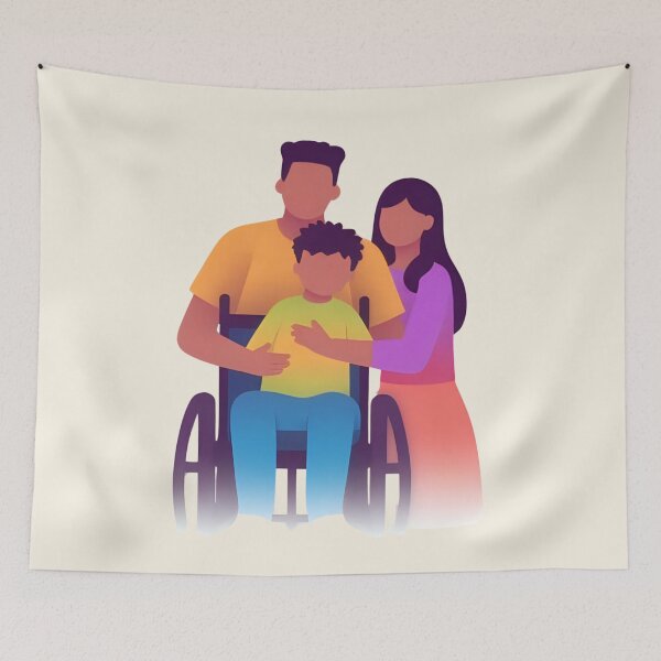 Item preview, Love without barriers: Brave family designed and sold by CeciliaGomezArt.