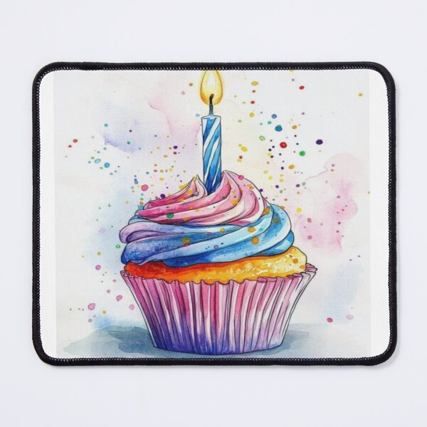 Item preview, cute little handmade cupcake design designed and sold by NivyasArtistry.