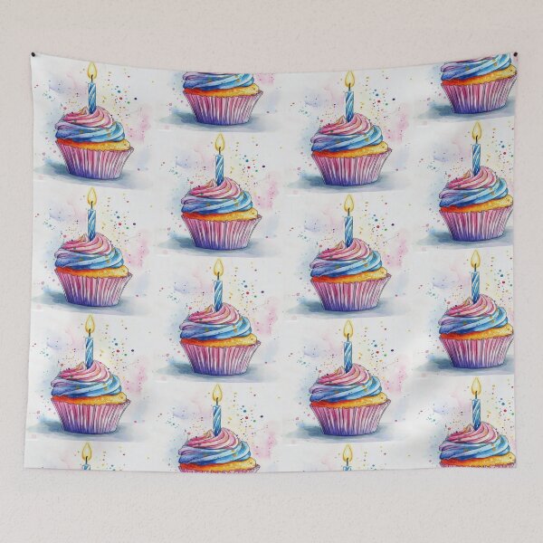 Item preview, cute little handmade cupcake design designed and sold by NivyasArtistry.