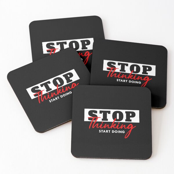 Item preview, Stop Thinking start doing designed and sold by Optimus2Shop.