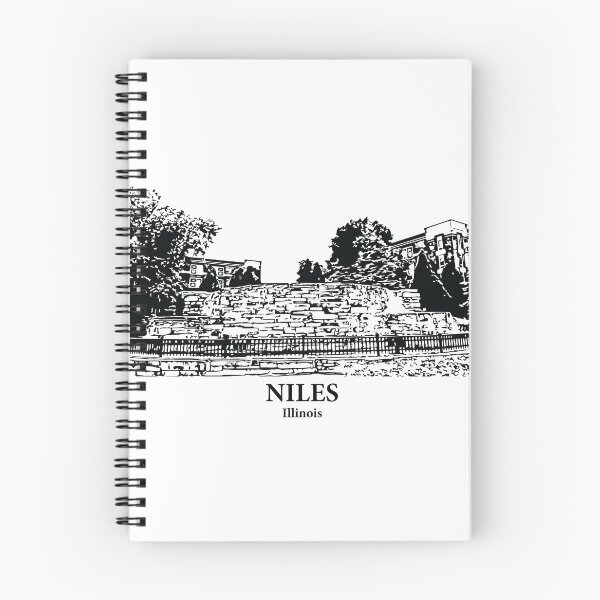 Aperçu de l'œuvre Niles - Illinois créée et vendue par Lakeric Cityscapes.
