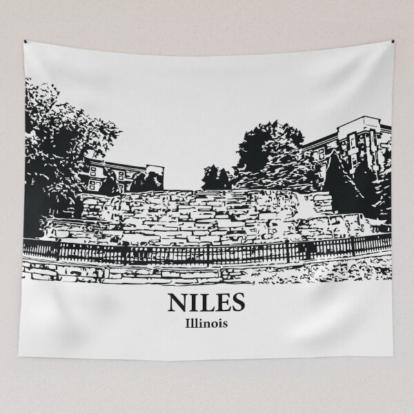 Item preview, Niles - Illinois designed and sold by Lakeric Cityscapes.