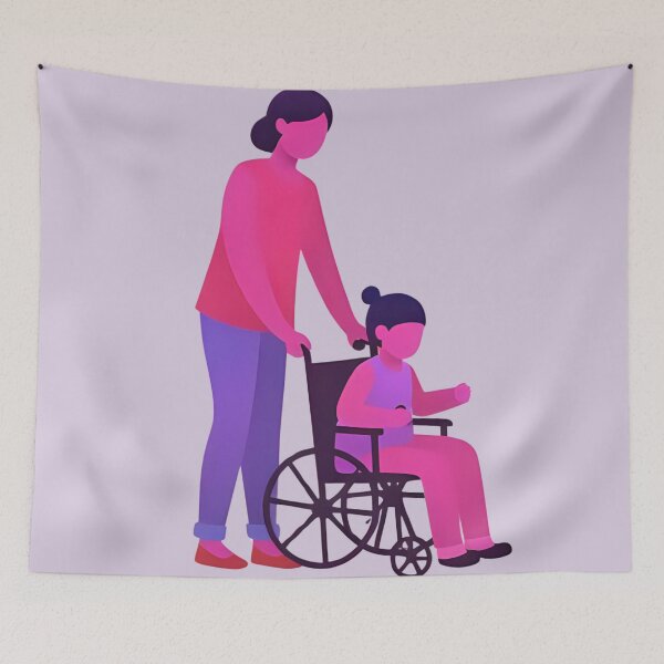 Item preview, Love without barriers: Single Mother designed and sold by CeciliaGomezArt.