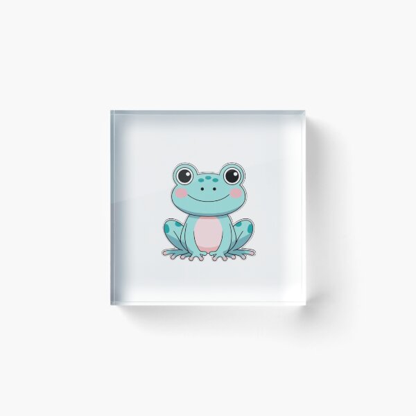 Item preview, Cute Frog – Kawaii Pastel Animal Illustration designed and sold by andry01.
