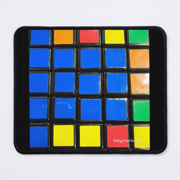 Item preview,  Grid blue rubix. designed and sold by DancingCreek.