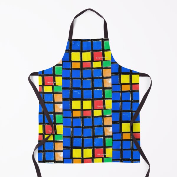 Item preview, Grid blue rubix. designed and sold by DancingCreek.