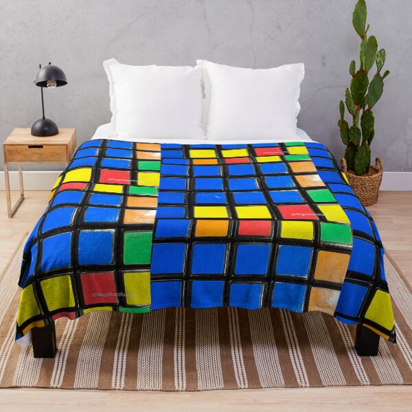 Item preview,  Grid blue rubix. designed and sold by DancingCreek.