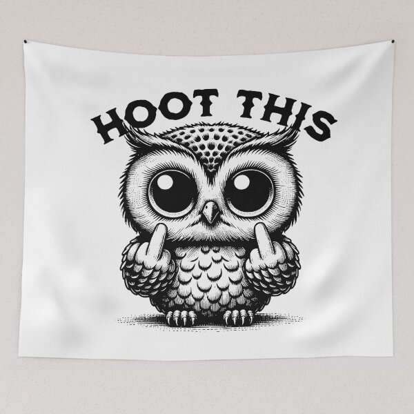Item preview, Hoot This! designed and sold by HRart607.