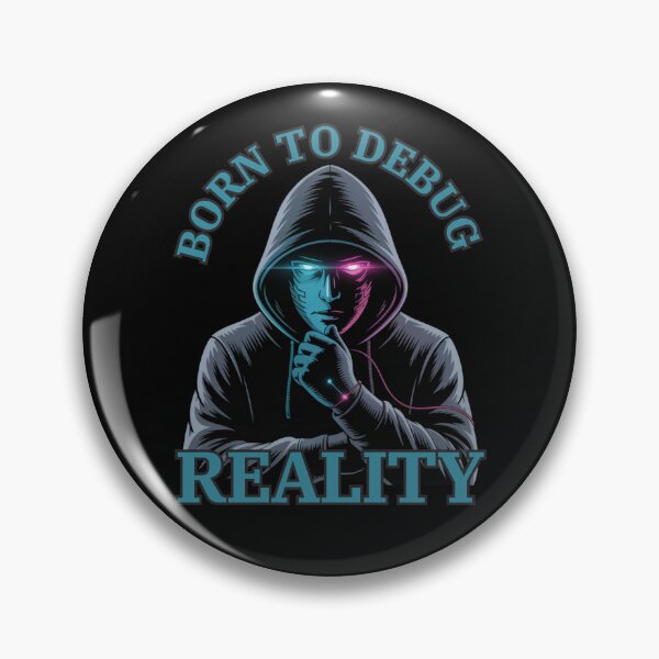 Artikelvorschau, Geboren, um die Realität zu debuggen. Lustiges Hacker-Glitch-Shirt entworfen und verkauft von JAGA-ALIME.