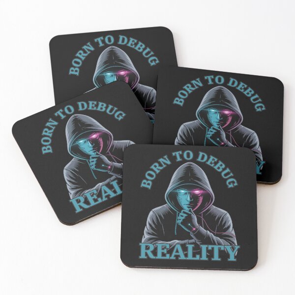 Artikelvorschau, Geboren, um die Realität zu debuggen. Lustiges Hacker-Glitch-Shirt entworfen und verkauft von JAGA-ALIME.