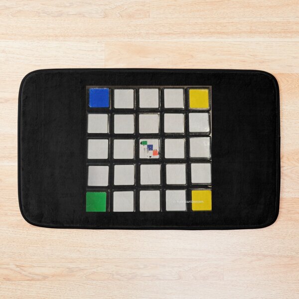 Item preview, Grid white rubix. designed and sold by DancingCreek.