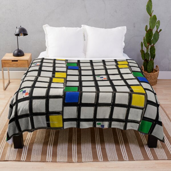 Item preview, Grid white rubix. designed and sold by DancingCreek.