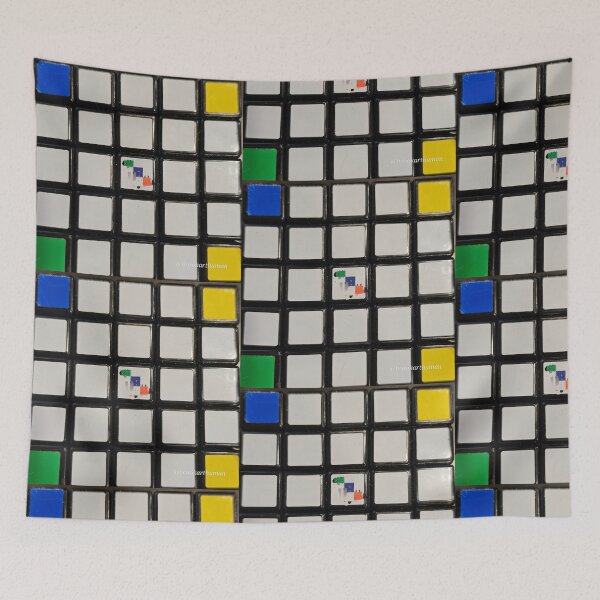 Item preview, Grid white rubix. designed and sold by DancingCreek.