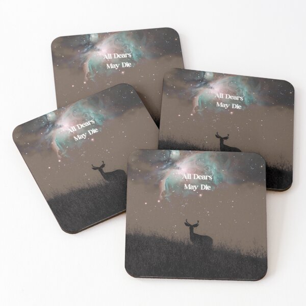 Item preview, All Dears May Die - Deer in the Field designed and sold by CherryCatDraws.