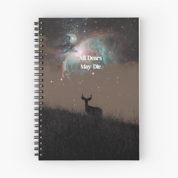 Item preview, All Dears May Die - Deer in the Field designed and sold by CherryCatDraws.