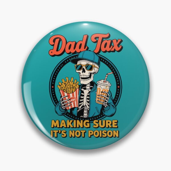 Item preview, Dad Tax – Fries and Milkshake Inspector designed and sold by pixelated_echoes.